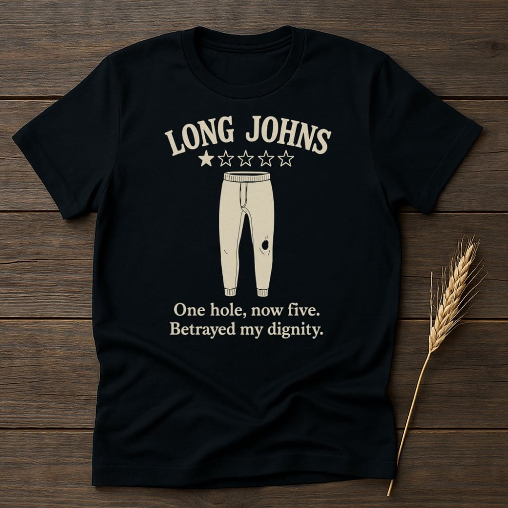MyDesigns Physical Item S / Black Long Johns Review T-Shirt