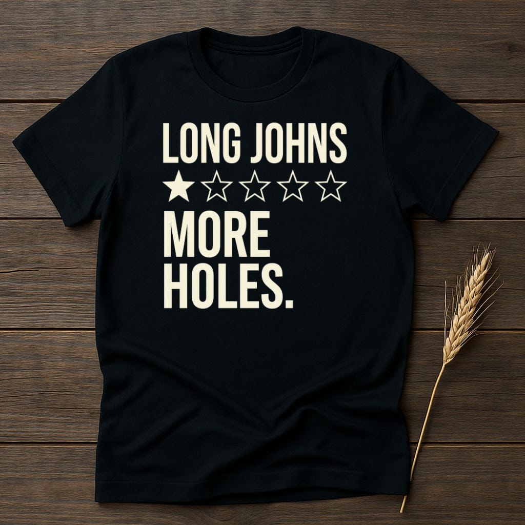 MyDesigns Physical Item S / Black More Holes T-Shirt