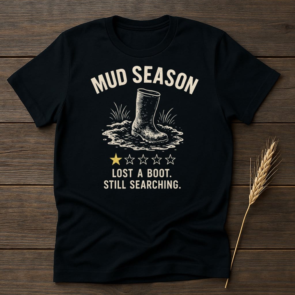 MyDesigns Physical Item S / Black Mud Season Review T-Shirt
