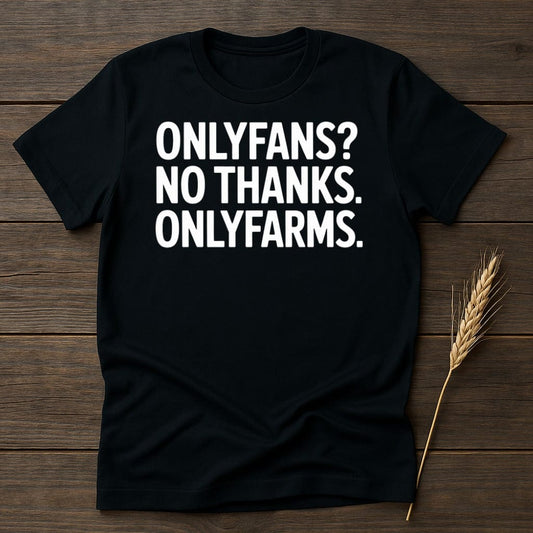 MyDesigns Physical Item S / Black OnlyFarms T-Shirt