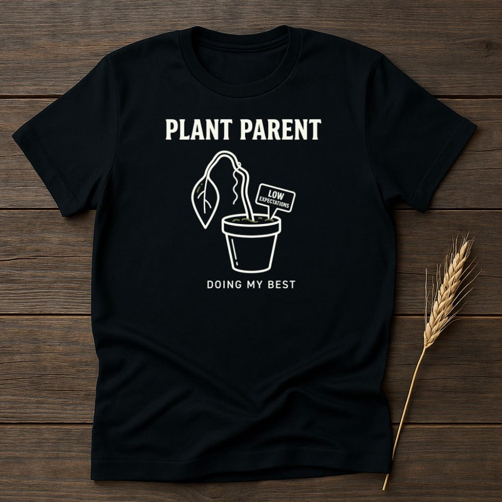 MyDesigns Physical Item S / Black Plant Parent T-Shirt