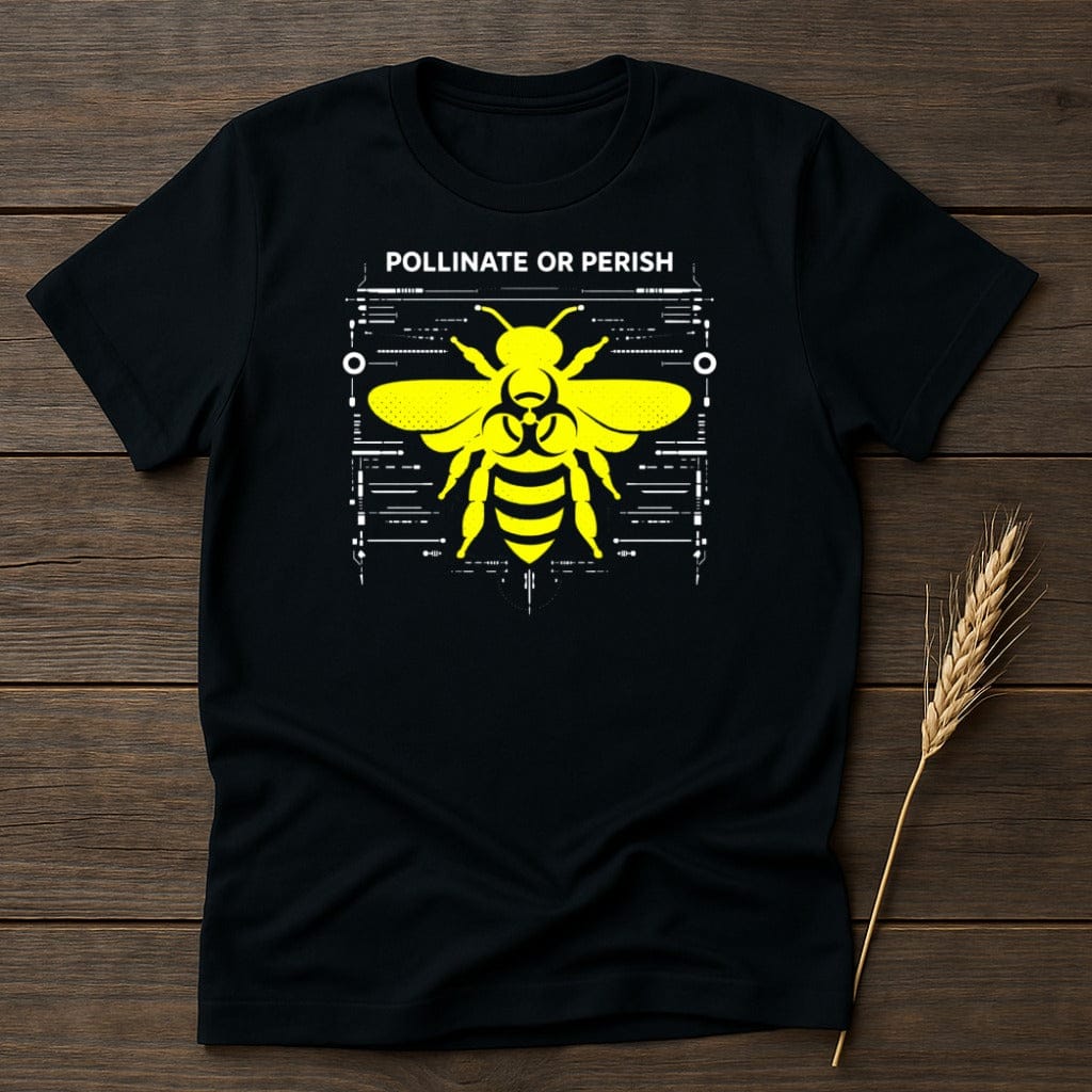 MyDesigns Physical Item S / Black Pollinate Or Perish T-Shirt