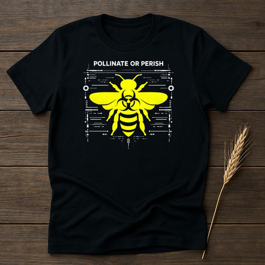 MyDesigns Physical Item S / Black Pollinate Or Perish T-Shirt