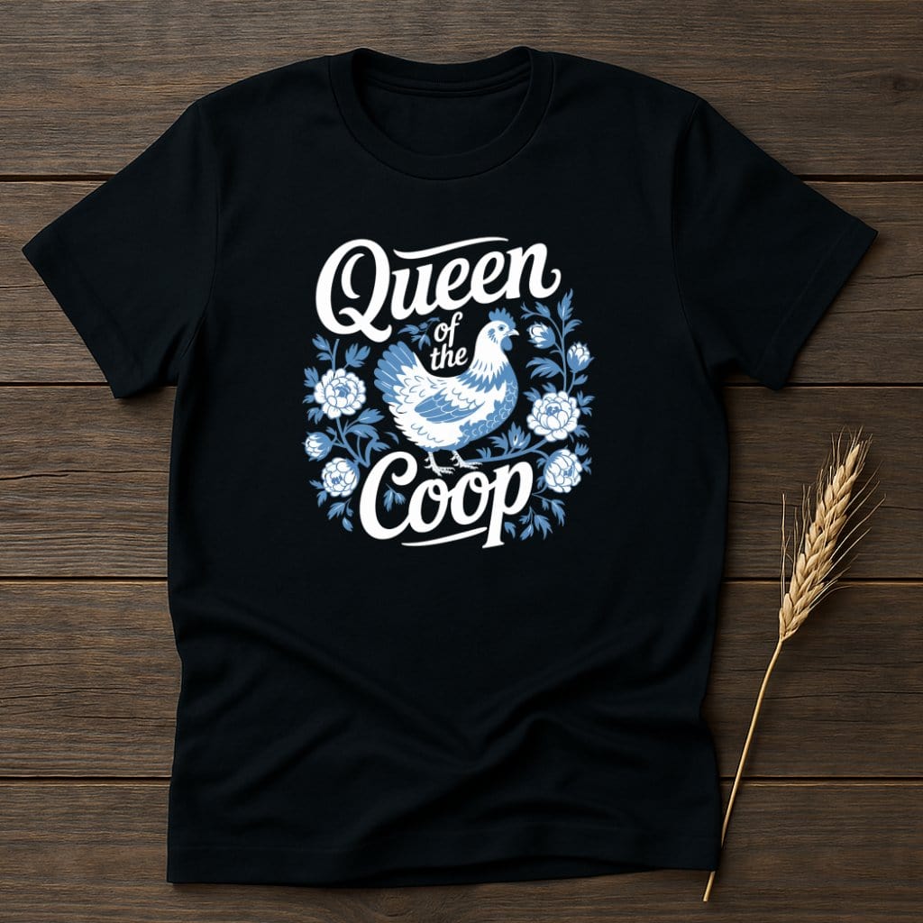 MyDesigns Physical Item S / Black Queen of the Coop T-Shirts