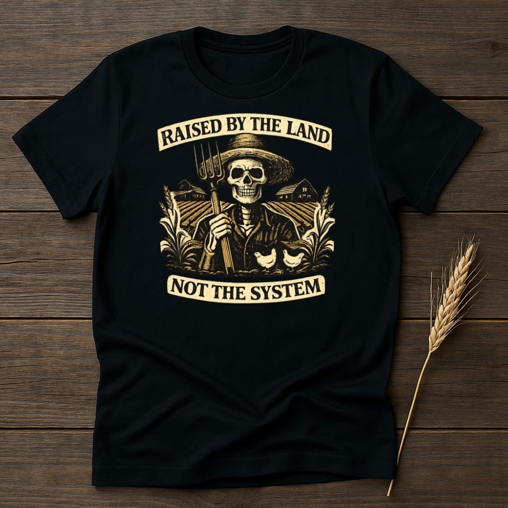 MyDesigns Physical Item S / Black Raised By Land T-Shirt