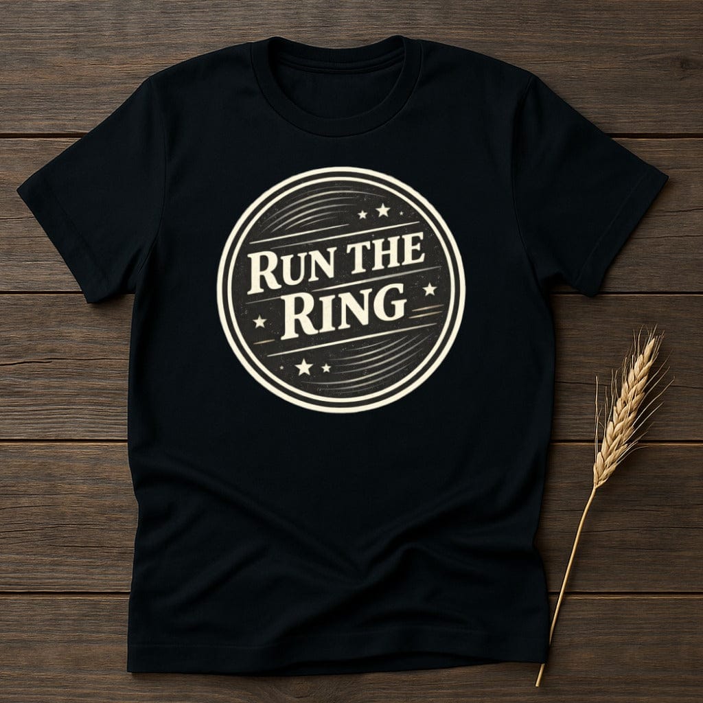 MyDesigns Physical Item S / Black Run The Ring T-Shirt