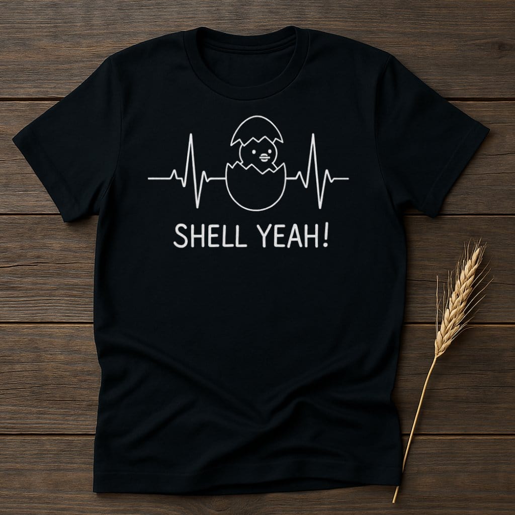 MyDesigns Physical Item S / Black Shell Yeah T-Shirts