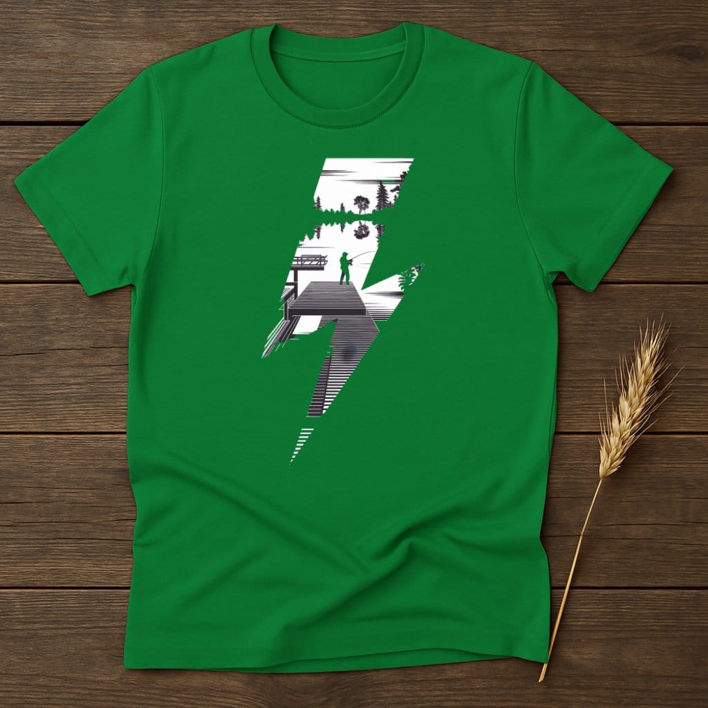 MyDesigns Physical Item S / Irish Green Angling Scenic T-Shirts