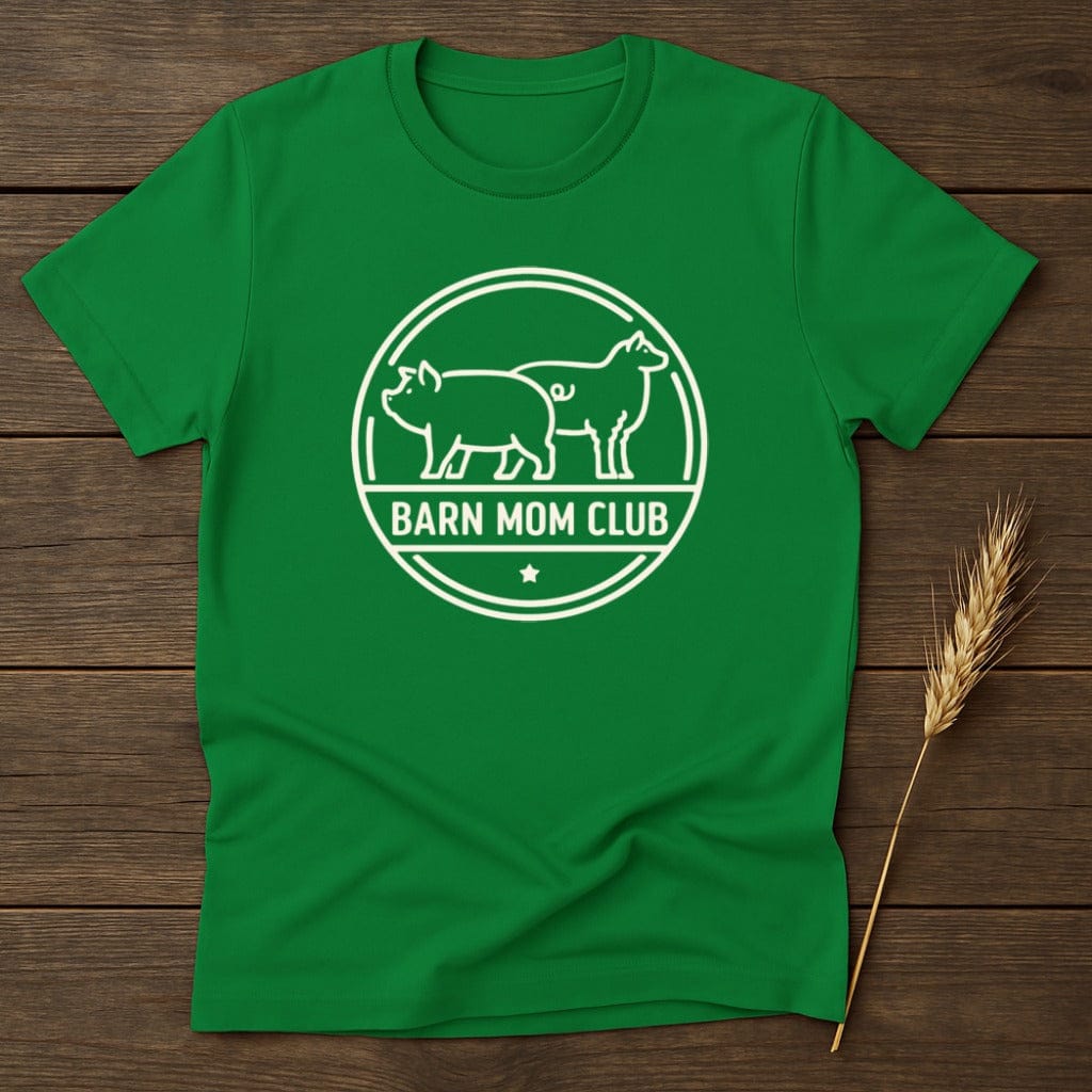 MyDesigns Physical Item S / Irish Green Barn Mom Club T-Shirt