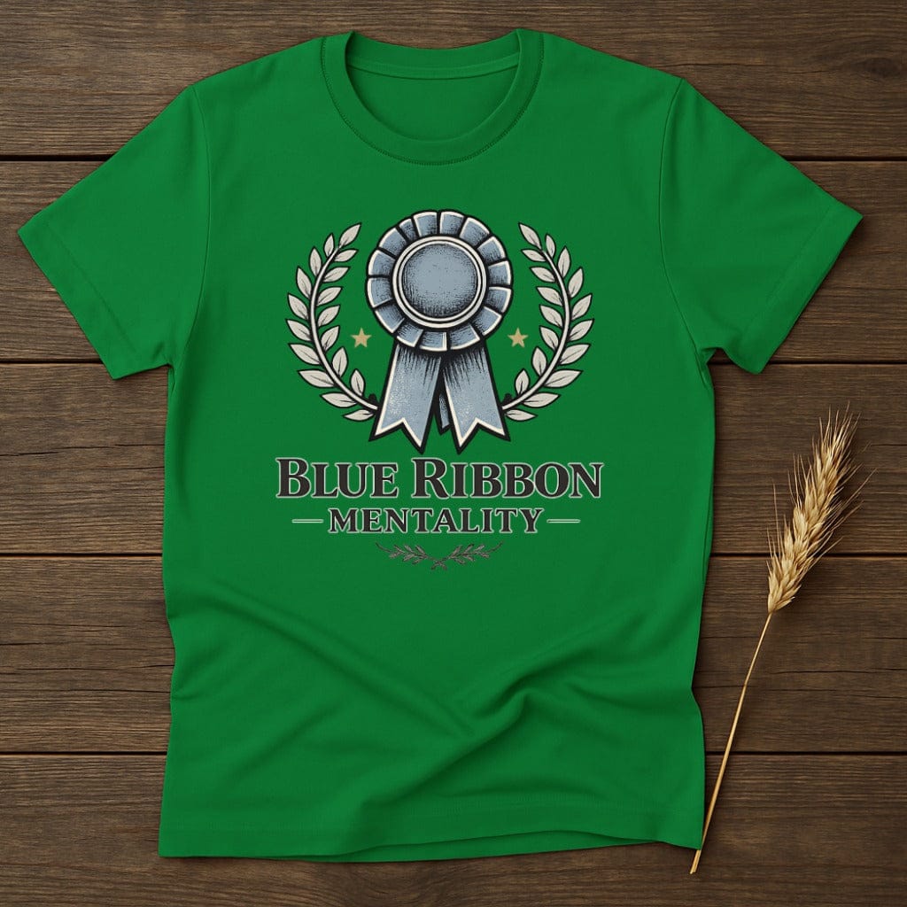 MyDesigns Physical Item S / Irish Green Blue Ribbon Mentality T-Shirt