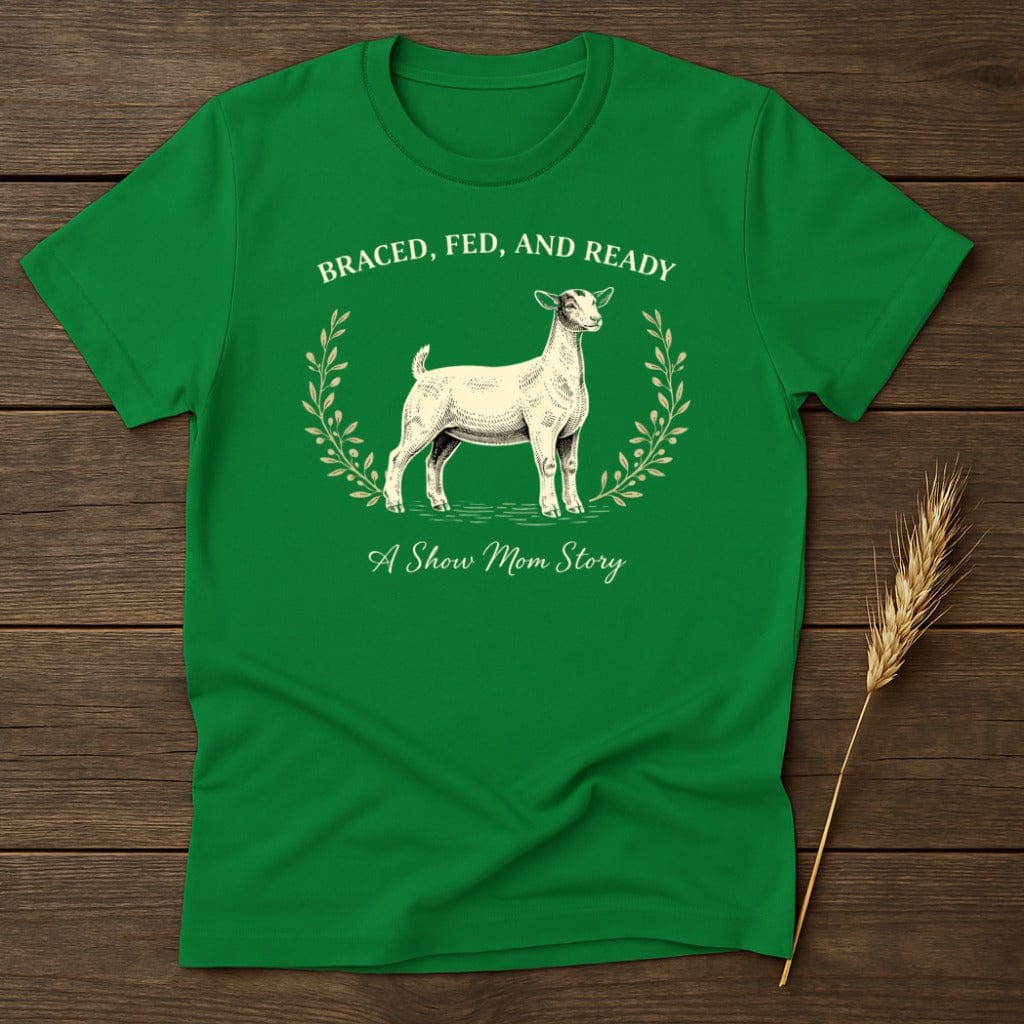 MyDesigns Physical Item S / Irish Green Braced Fed Ready T-Shirt