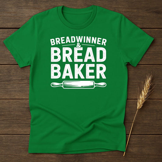 MyDesigns Physical Item S / Irish Green Breadwinner And Bread Baker T-Shirt
