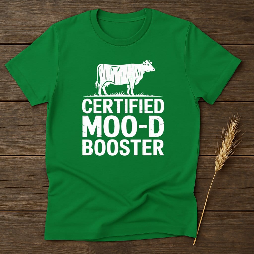 MyDesigns Physical Item S / Irish Green Certified Moo-D Booster T-Shirt