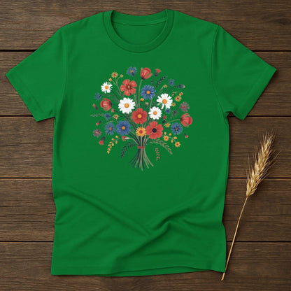 MyDesigns Physical Item S / Irish Green Charming Bouquet T-Shirt