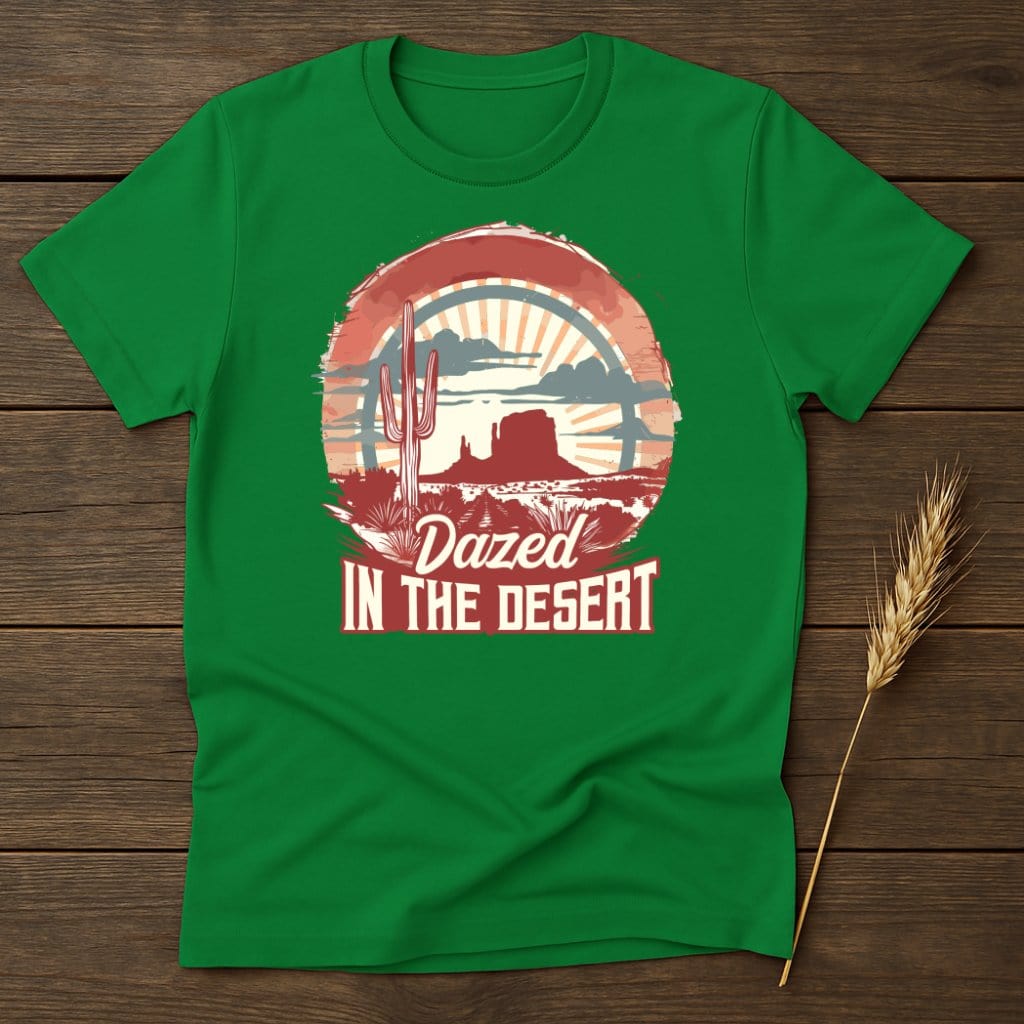 MyDesigns Physical Item S / Irish Green Dazed in the Desert T-Shirt