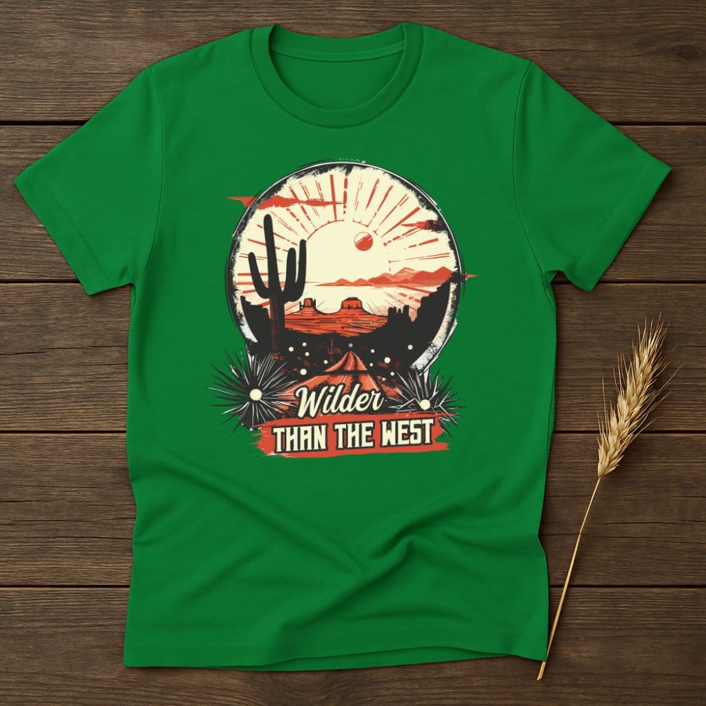 MyDesigns Physical Item S / Irish Green Embrace Nature's Spirit Wilder Than The West T-Shirt
