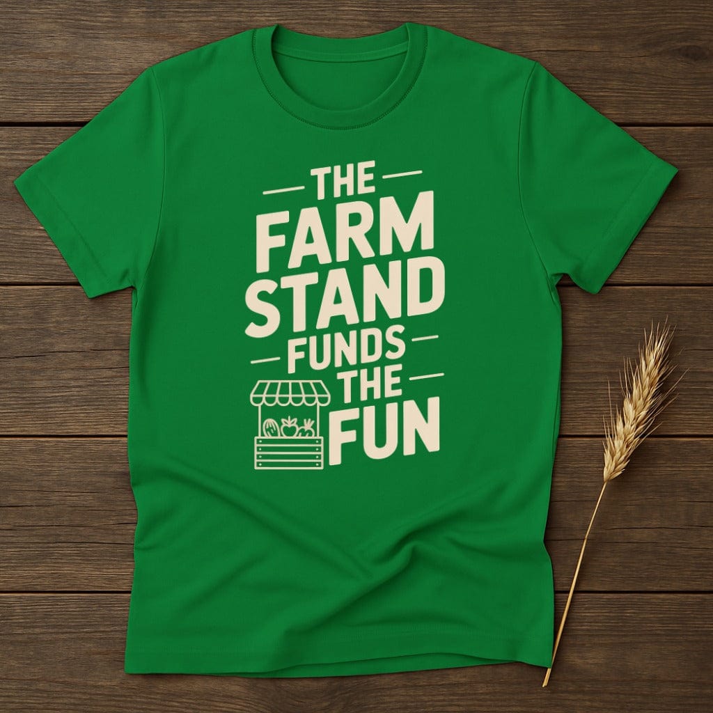 MyDesigns Physical Item S / Irish Green Farm Stand Funds The Fun T-Shirt