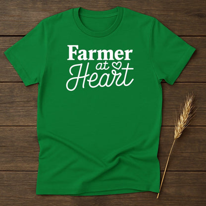 MyDesigns Physical Item S / Irish Green Farmer at Heart T-Shirt