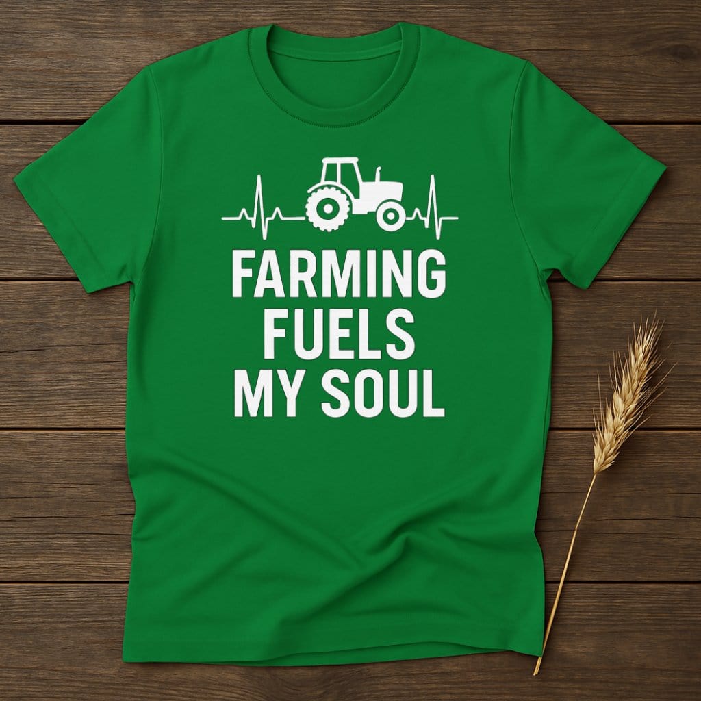 MyDesigns Physical Item S / Irish Green Farming Fuels My Soul T-Shirts