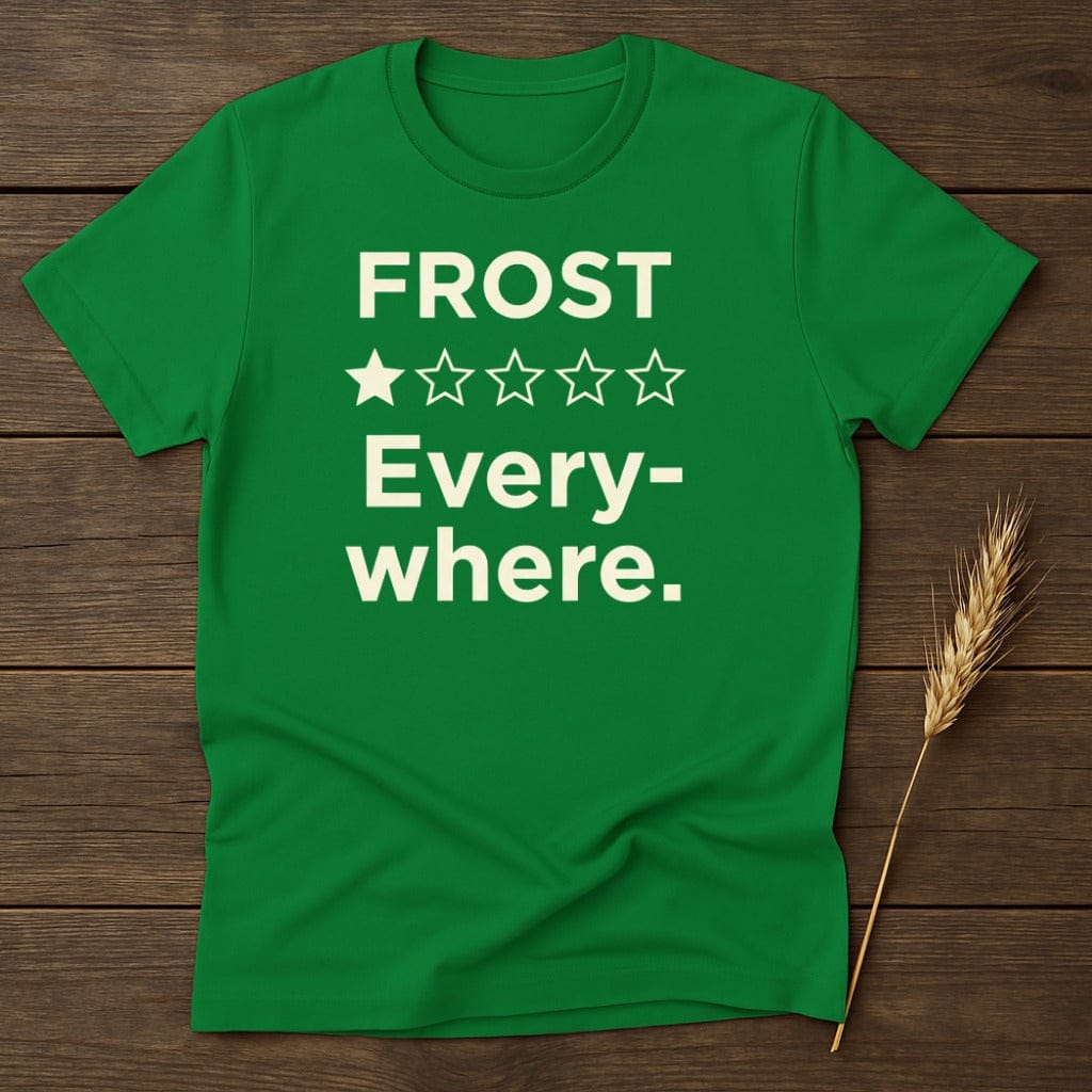 MyDesigns Physical Item S / Irish Green Frost Everywhere T-Shirt