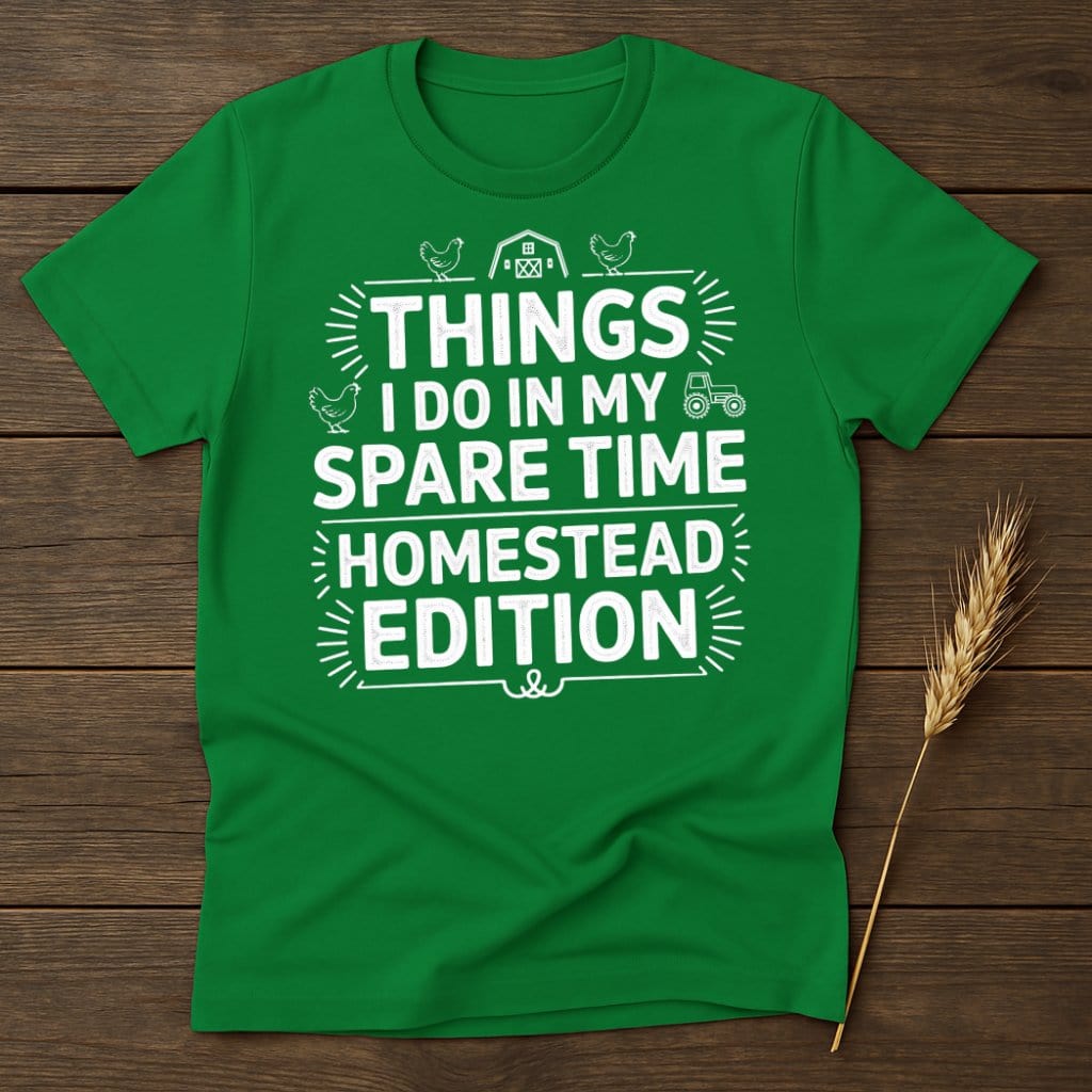 MyDesigns Physical Item S / Irish Green Funny Farm Life T-Shirt