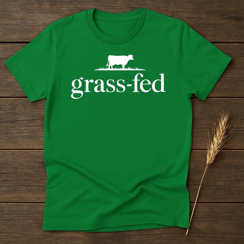 MyDesigns Physical Item S / Irish Green Grass Fed Cow T-Shirts