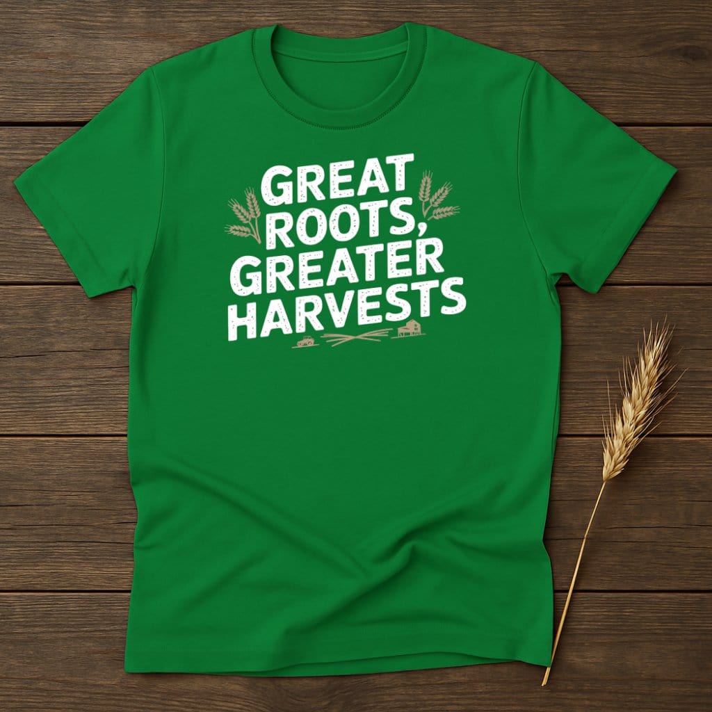 MyDesigns Physical Item S / Irish Green Great Roots Greater Harvests T-Shirt