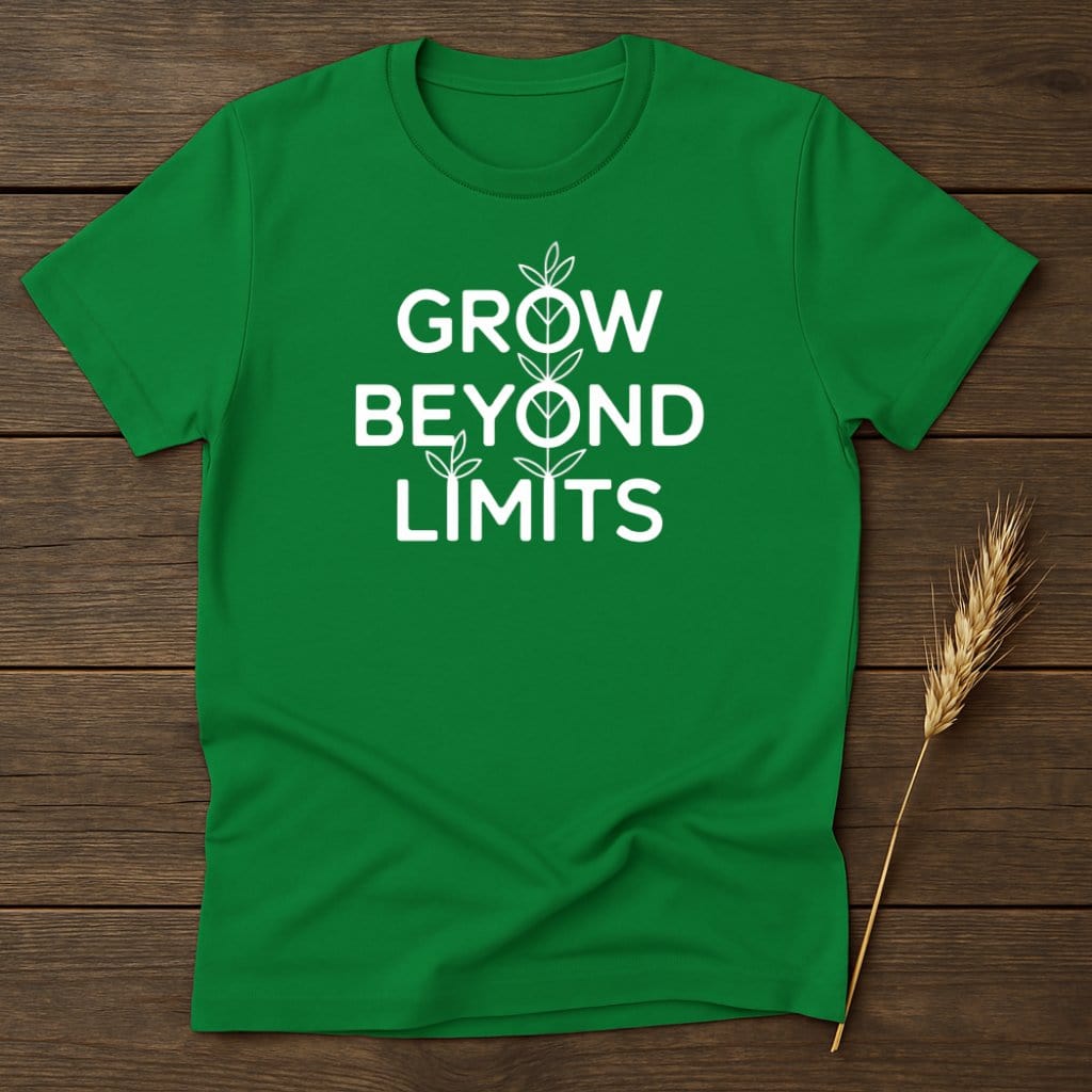 MyDesigns Physical Item S / Irish Green Grow Beyond Limits T-shirt