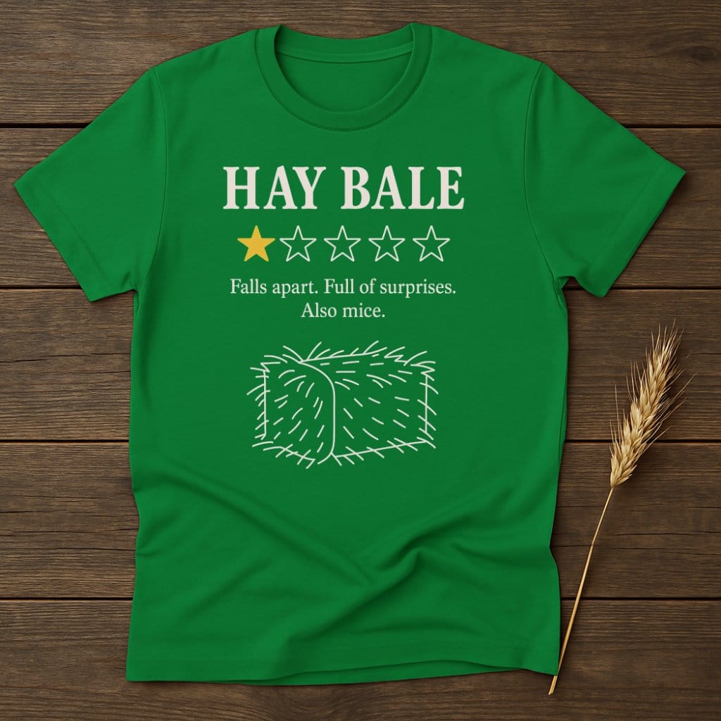 MyDesigns Physical Item S / Irish Green Hay Bale Review T-Shirt