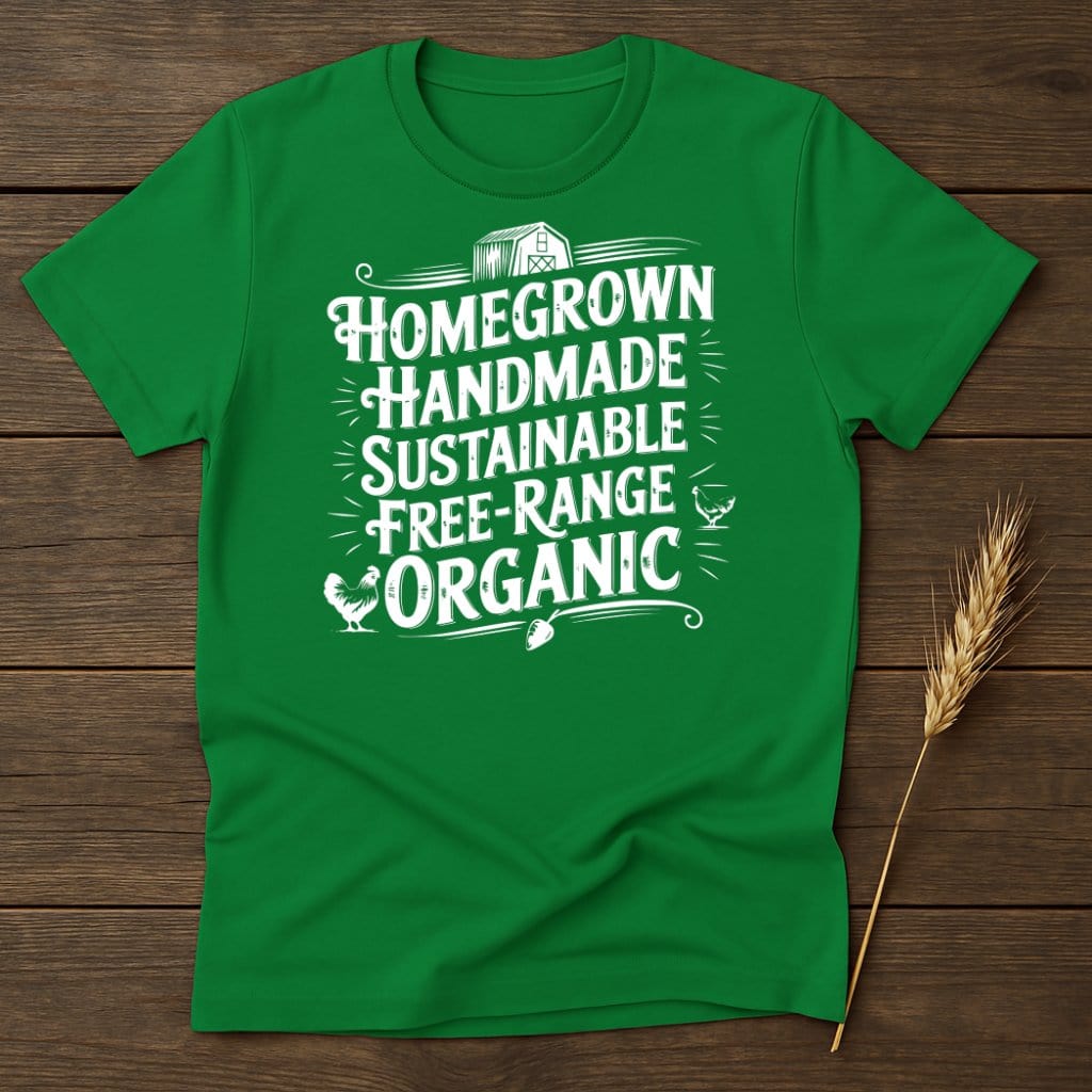 MyDesigns Physical Item S / Irish Green Homegrown Handmade Sustainable Organic T-Shirts