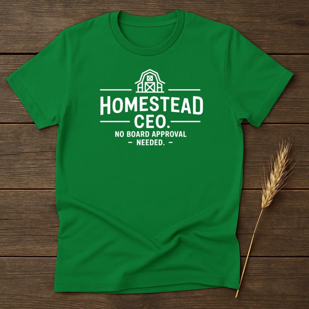 MyDesigns Physical Item S / Irish Green Homestead CEO T-Shirt