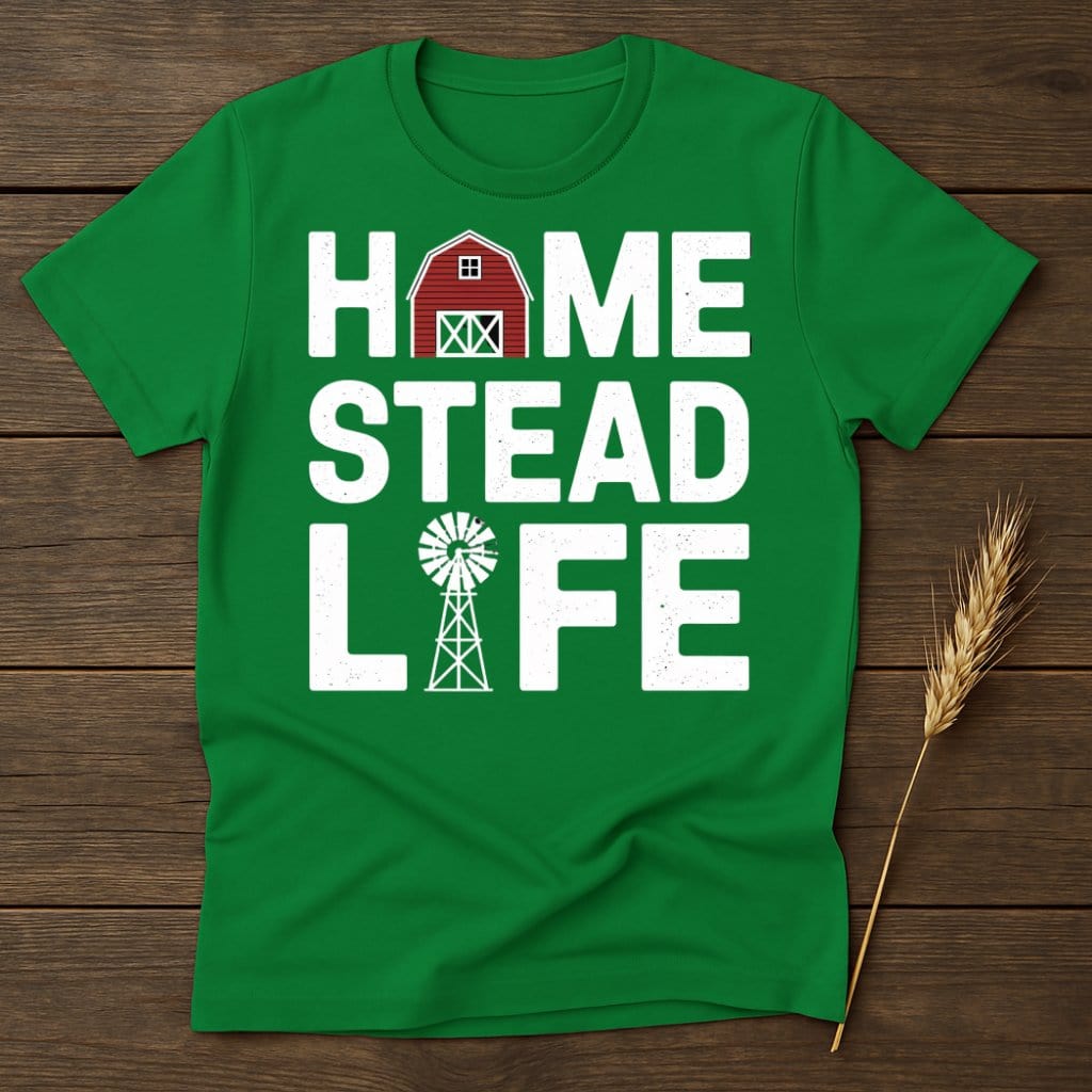MyDesigns Physical Item S / Irish Green Homestead Life T-Shirt