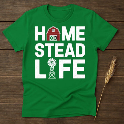 MyDesigns Physical Item S / Irish Green Homestead Life T-Shirt