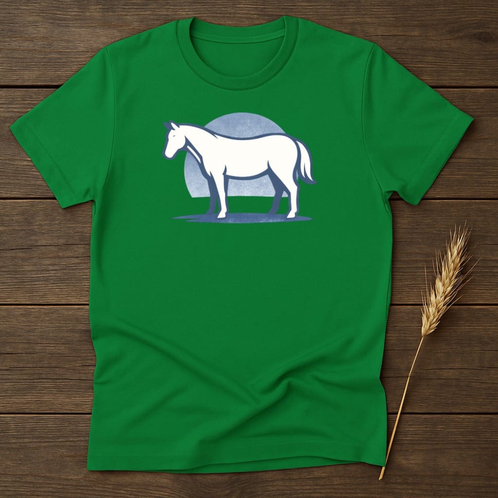 MyDesigns Physical Item S / Irish Green Horse Artwork T-Shirt