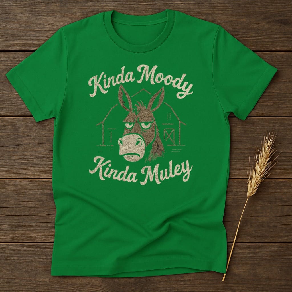 MyDesigns Physical Item S / Irish Green Kinda Moody Kinda Muley T-Shirt