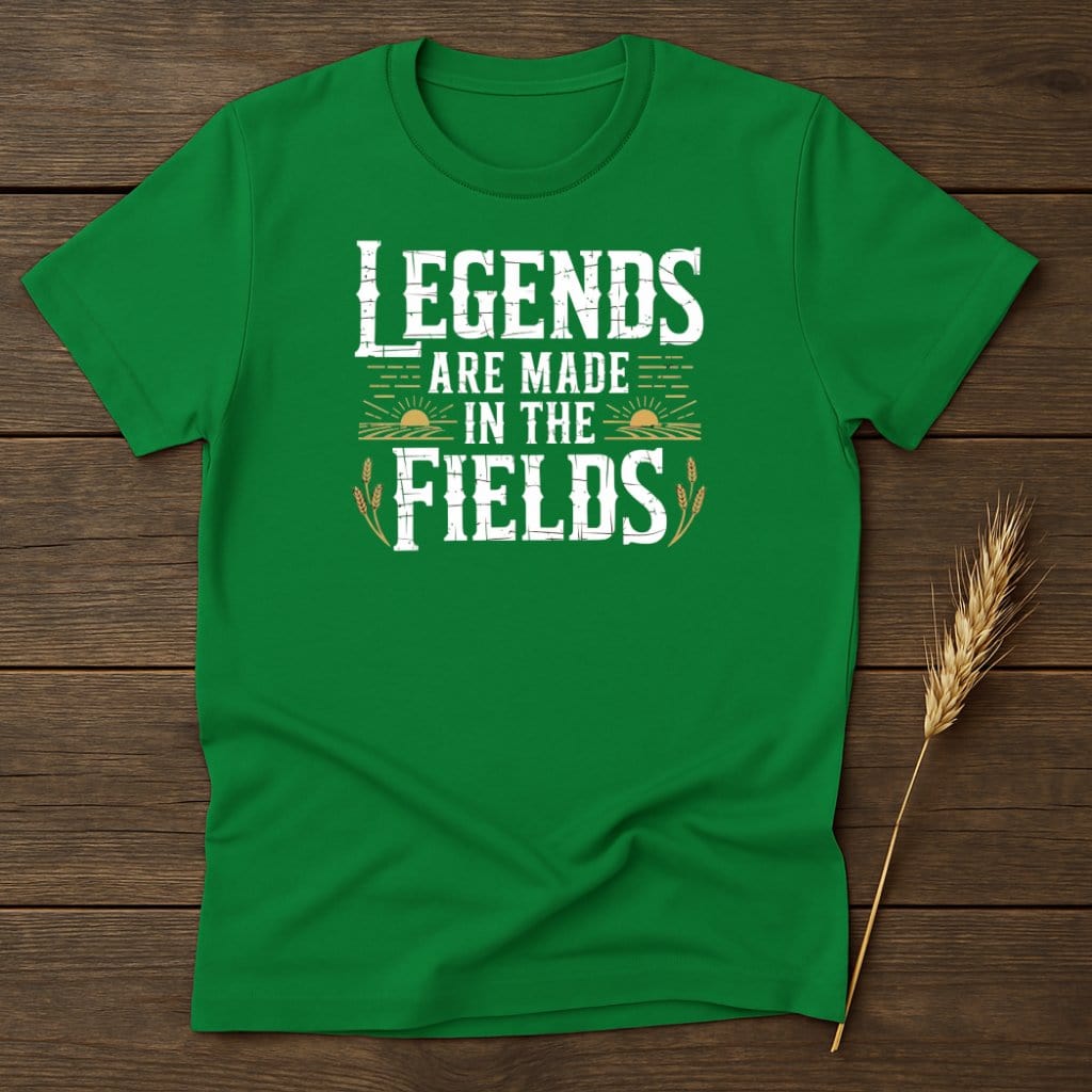 MyDesigns Physical Item S / Irish Green Legends Are Made in The Fields T-Shirt