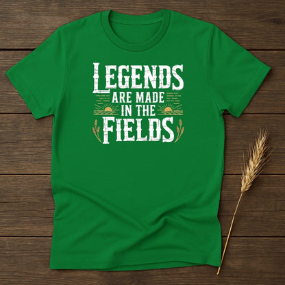 MyDesigns Physical Item S / Irish Green Legends Are Made in The Fields T-Shirt