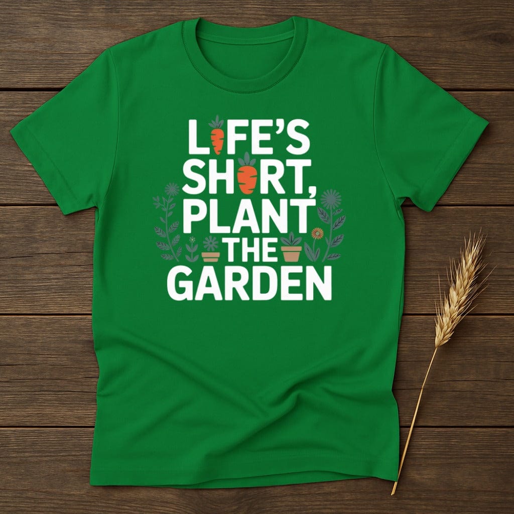 MyDesigns Physical Item S / Irish Green Life's Short Plant The Garden T-Shirt