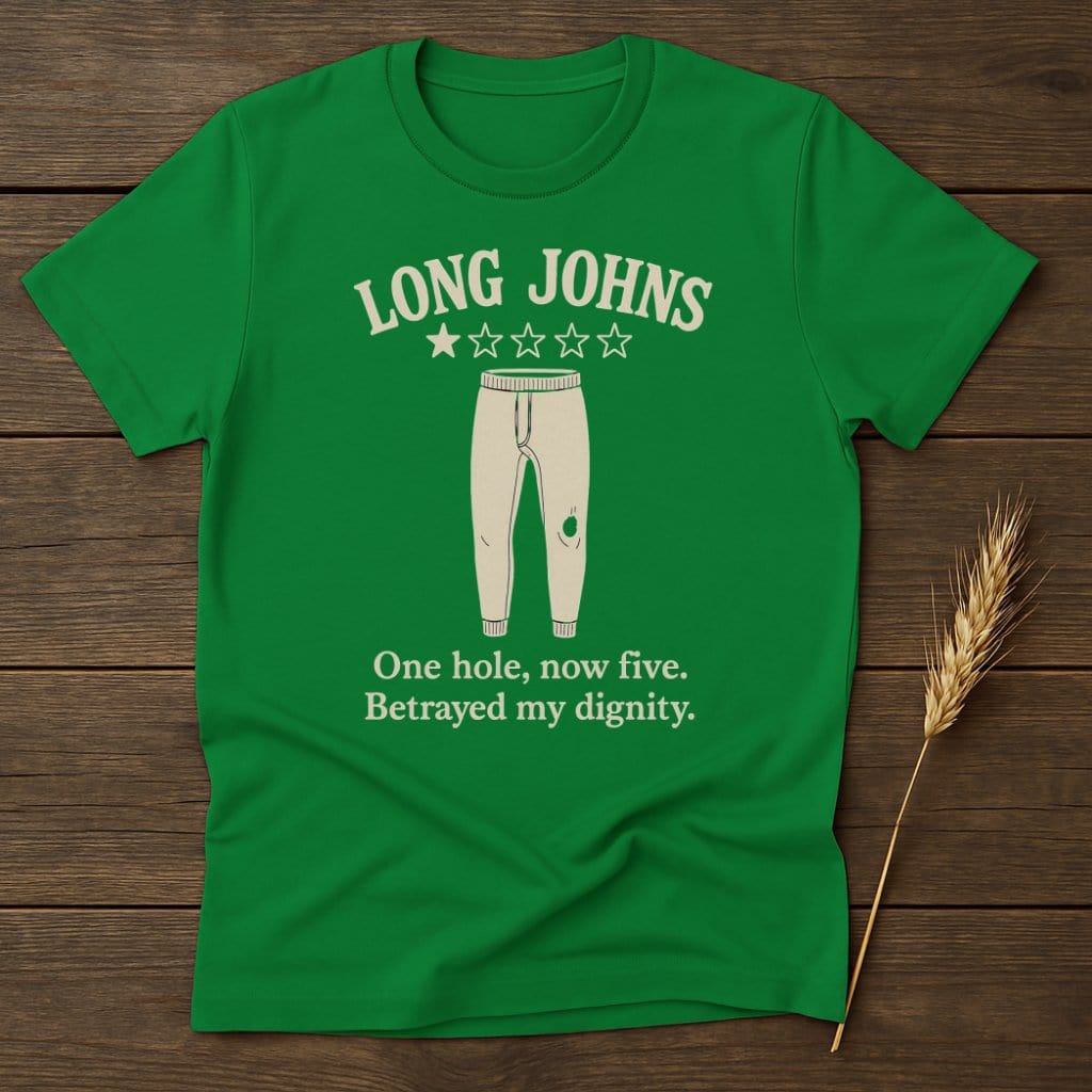 MyDesigns Physical Item S / Irish Green Long Johns Review T-Shirt