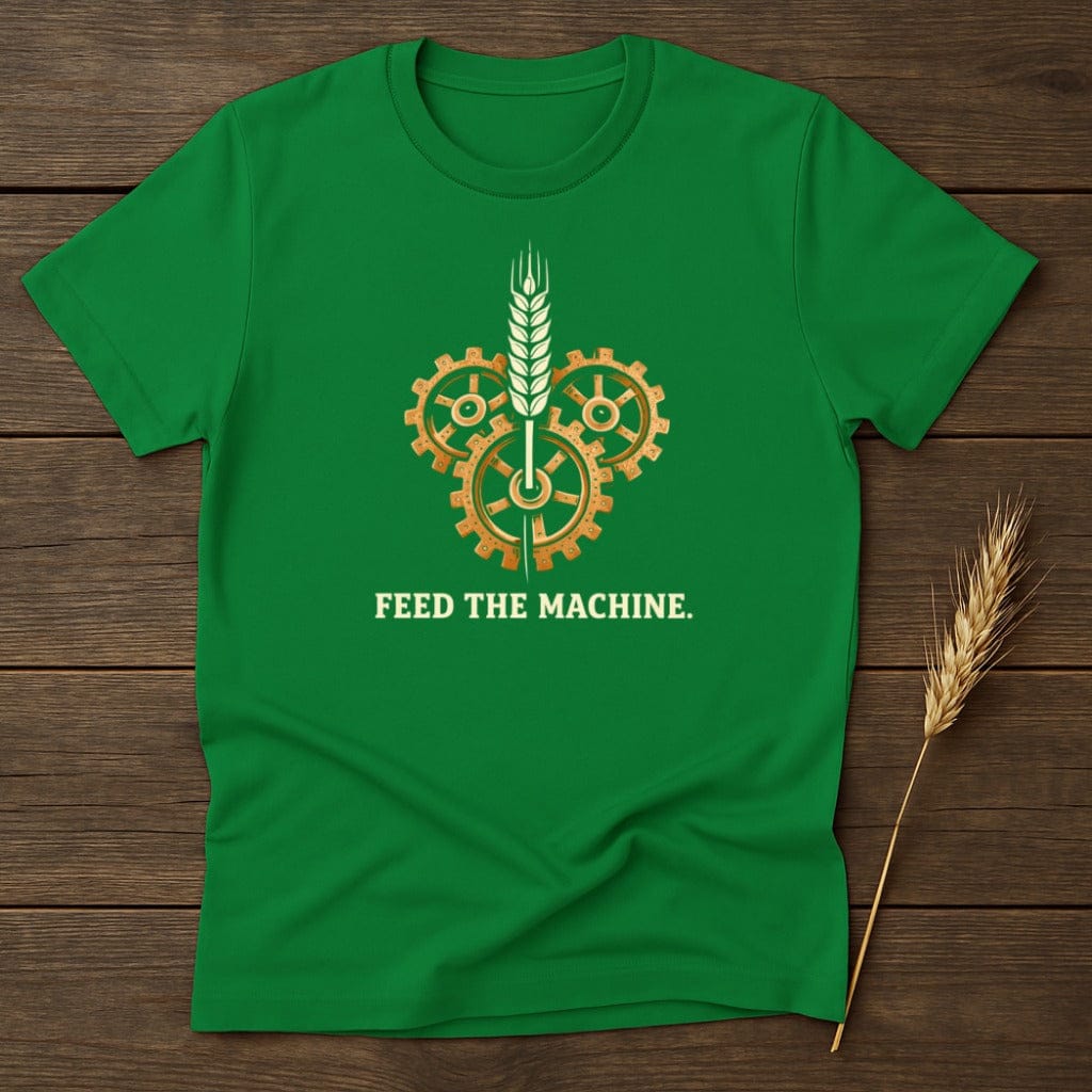 MyDesigns Physical Item S / Irish Green Machine Feed Wheat T-Shirt