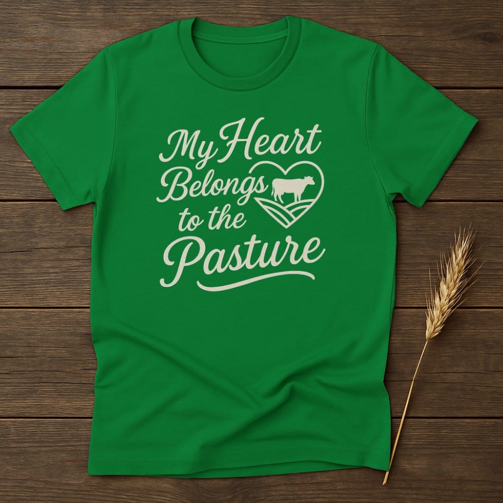 MyDesigns Physical Item S / Irish Green My Heart Belongs Pasture T-Shirt