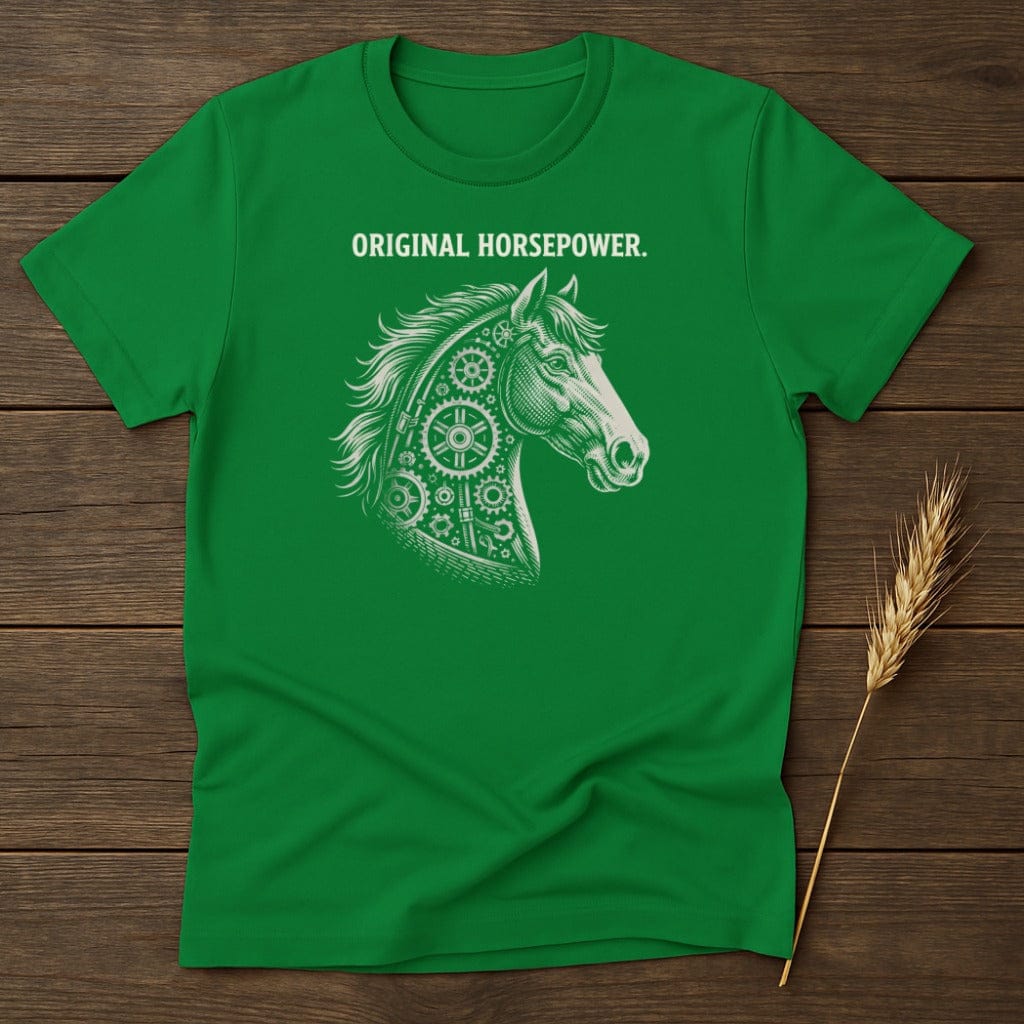MyDesigns Physical Item S / Irish Green Original Horsepower T-Shirt