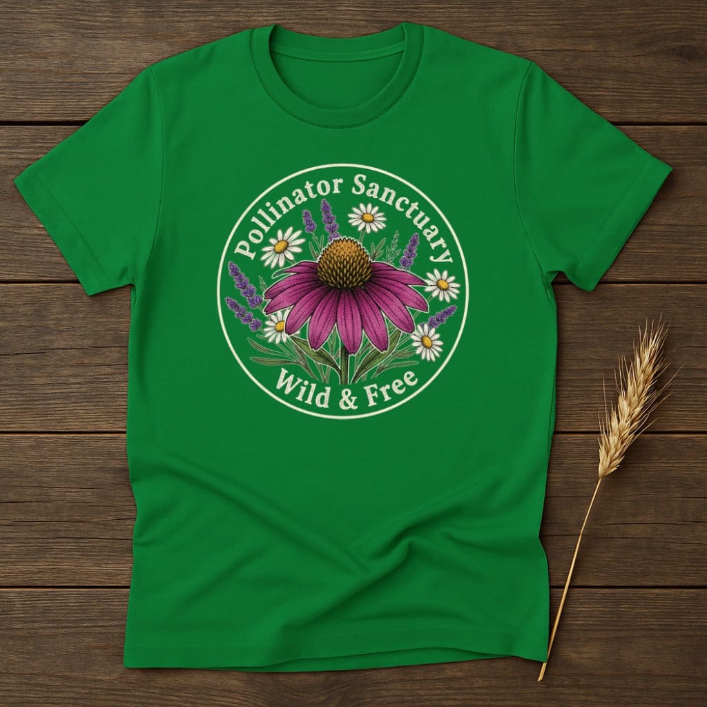 MyDesigns Physical Item S / Irish Green Pollinator Sanctuary T-Shirt