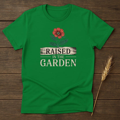 MyDesigns Physical Item S / Irish Green Raised In The Garden Flower T-Shirt