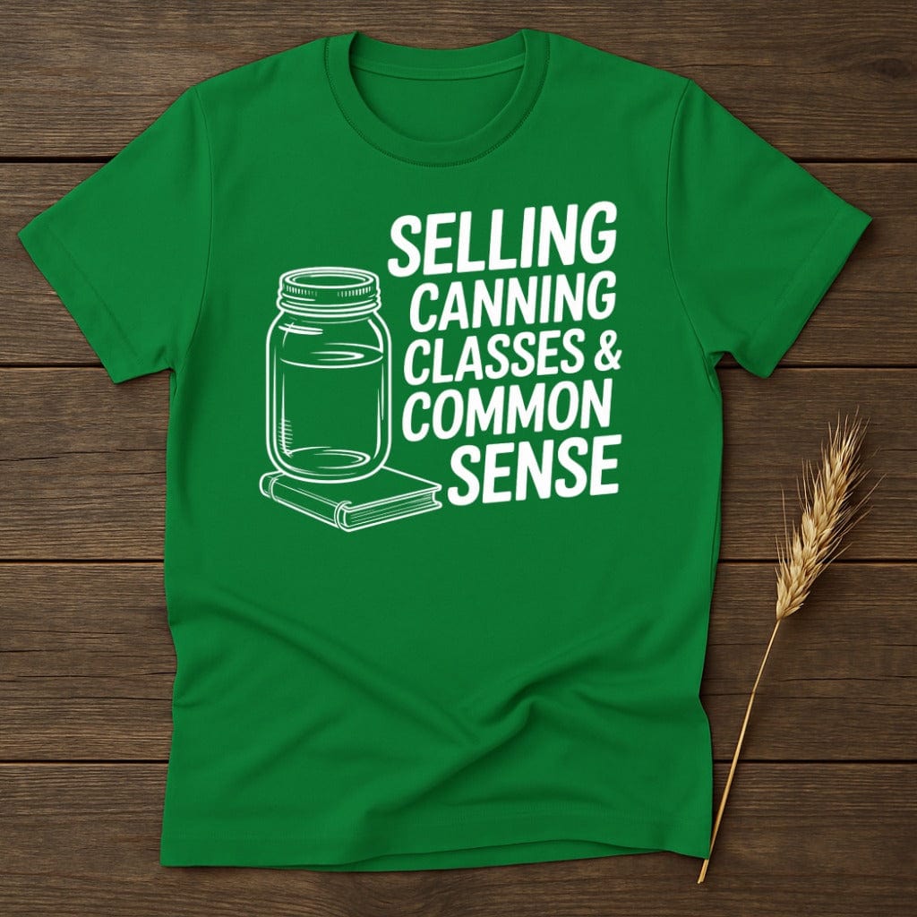MyDesigns Physical Item S / Irish Green Selling Canning Classes T-Shirt