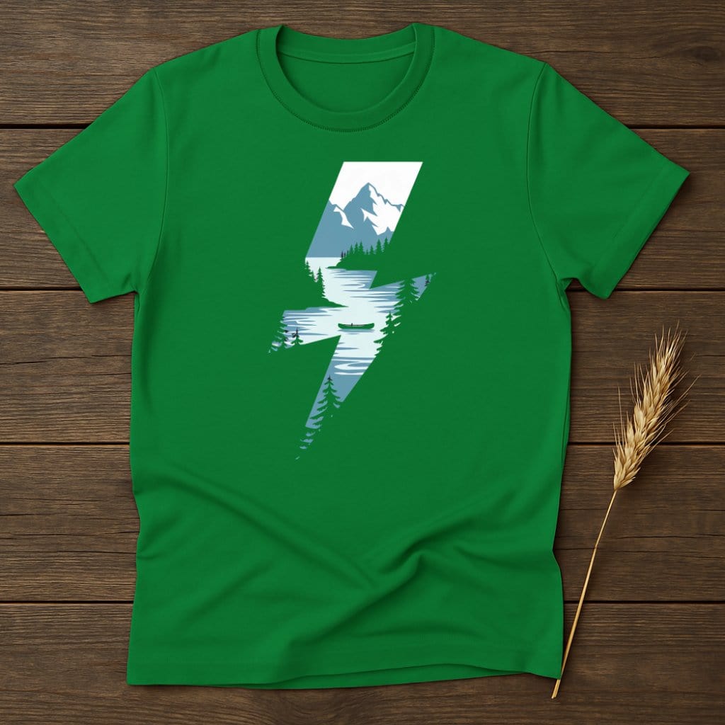 MyDesigns Physical Item S / Irish Green Striking Mountain Lake T-Shirts