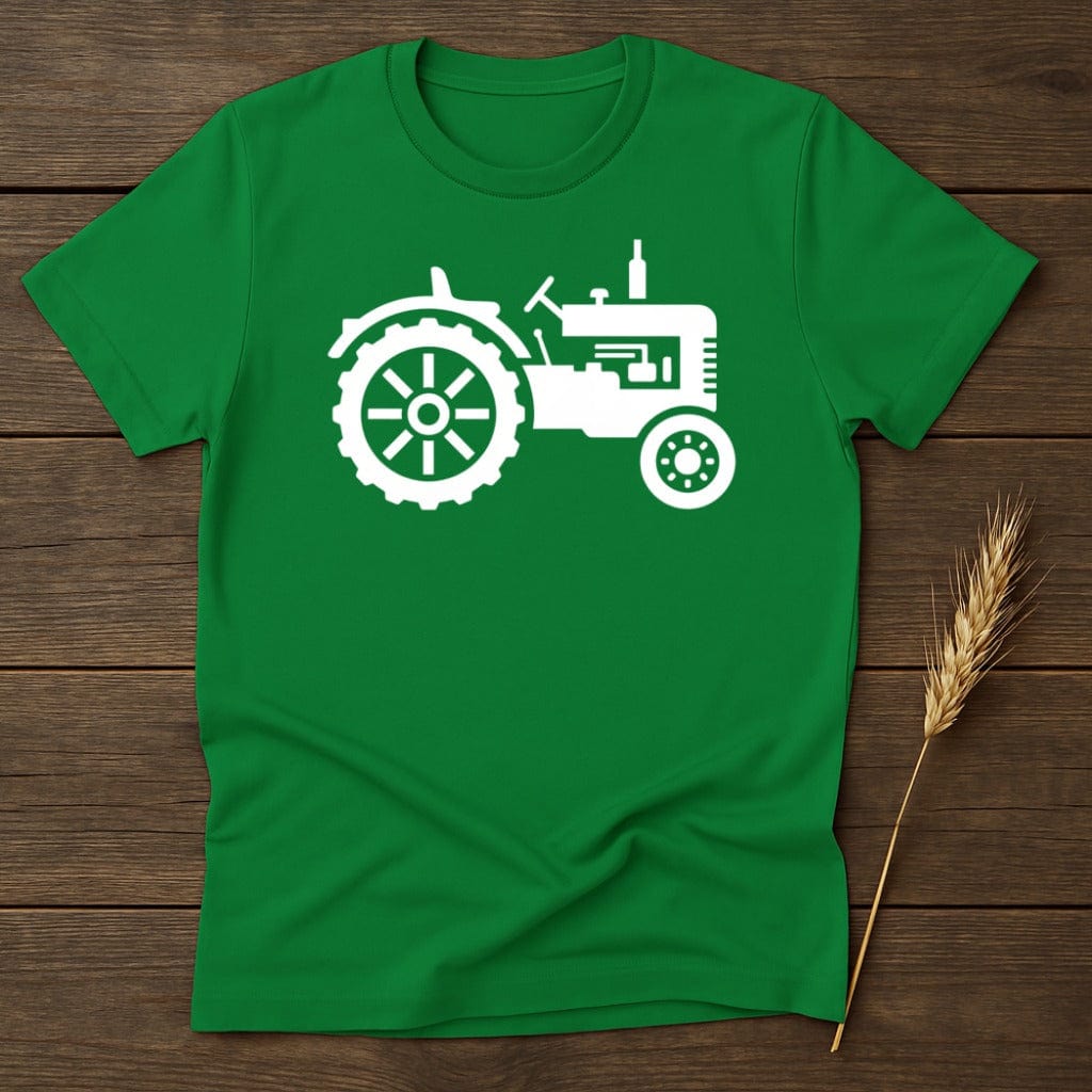 MyDesigns Physical Item S / Irish Green Tractor Silhouette T-Shirt