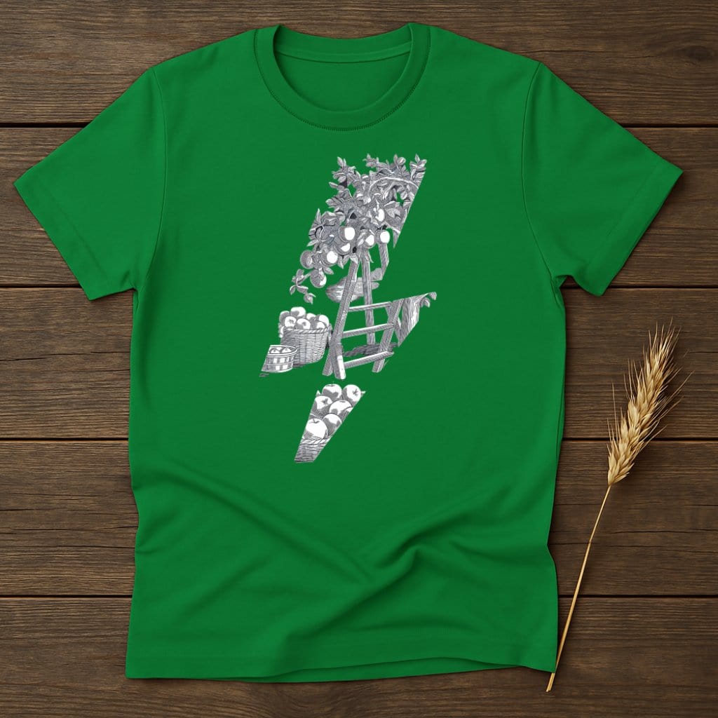 MyDesigns Physical Item S / Irish Green Vintage Apple Orchard T-Shirts