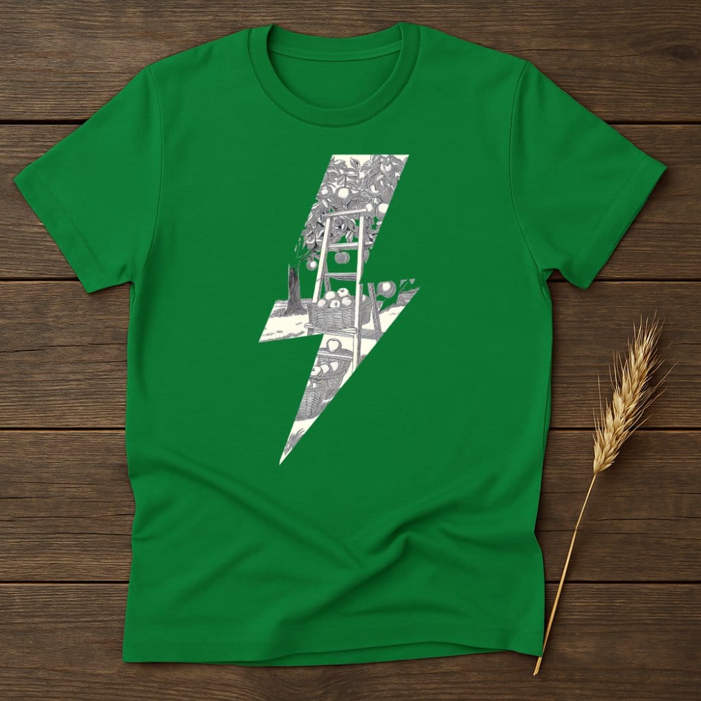 MyDesigns Physical Item S / Irish Green Vintage Fruit Basket T-Shirts