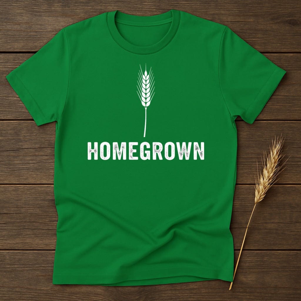 MyDesigns Physical Item S / Irish Green White Homegrown Wheat Grain T-Shirt